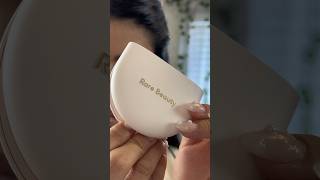 Trying Out The New Rare Beauty Pressed Powder RareBeauty  rarebeauty selenagomez [upl. by Tutto]