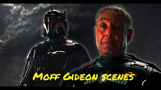 All Moff Gideon scenes  The Mandalorian Fixed video [upl. by Eiddal992]