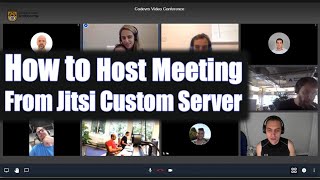 How to use Jitsi Custom Video Conferencing System as a Meeting Host  CODEVRS  Vision DEVS [upl. by Duma460]