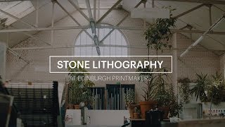 Printmaking Techniques and Processes Stone Lithography [upl. by Rao]