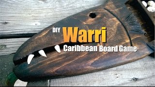 DIY Warri Caribbean Game Board shaped as a Barracuda [upl. by Cohn574]