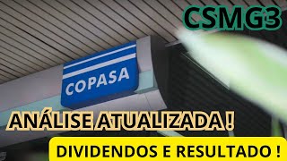 CSMG3 ANÁLISE COMPLETA  COPASA O QUE VOCÊ TEM QUE SABER  HORA DE INVESTIR [upl. by Oecam]