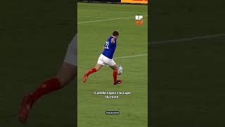 Le sangfroid de Camille Lopez🥶 rugby sports soccer kick dropkick soccer worldcup worldrugby [upl. by Connel]