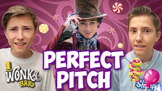 PERFECT PITCH CHALLENGE FAMILY VS WONKA SONGS 🍭🍫 [upl. by Eniroc]