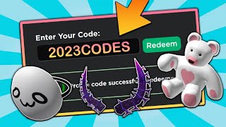 6 NEW CODES 2023 Roblox Promo Codes For ROBLOX FREE Items and FREE Hats NOT EXPIRED [upl. by Aihset]