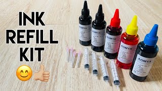 AOMYA Ink Refill kit  Canon Inkjet Cartridge Refill Kits  gracieshotstuff [upl. by Elenore588]