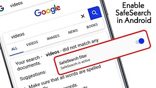 How to Enable SafeSearch Filter In Google [upl. by Annayad]