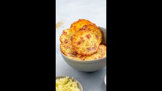 DIY BAKED CHEESE PIZZA CRISP eurovision justspicesuk shorts easyrecipe [upl. by Bovill713]