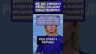 Ne nic Z Moskvy přišel chladný vzkaz Trumpovi [upl. by Sheela]