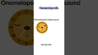 Onomatopoeia in Figure of Speech shortsviral shortsfeed onomatopoeia figureofspeech english [upl. by Gardia]