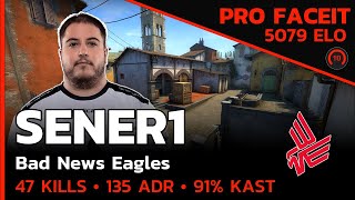 SENER1 Bad News Eagles with 47 kills🔥 INFERNO FACEIT LVL 10  CSGO POV  Sep 26 2023 [upl. by Kcirdnekel]