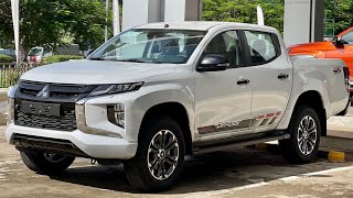 TheNew 2023 Mitsubishi Triton GLS Extra Plus White Color  Exterior and Interior Details [upl. by Pacifa203]