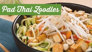 Vegetarian Pad ThaiInspired Zoodles [upl. by Marlene]