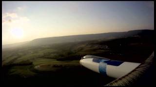 Topaz electric RC glider flying at sunset [upl. by Ianthe]