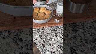 HOMEMADE Sourdough biscuits easy sourdough biscuits sourdough shorts [upl. by Gerhan561]