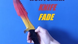 Jak zrobić Huntsman Knife Fade CS GO   How to make Huntsman Knife Fade [upl. by Terris373]