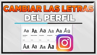 Como Cambiar Las Letras de Instagram 2024 [upl. by Ikkaj]