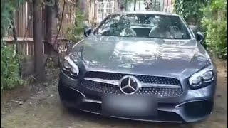 Mercedes SL400 Convertible UK Car startup [upl. by Primrosa]