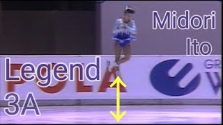 伊藤みどり 伝説のトリプルアクセル TOP5 【Midori Ito Triple axel of legend】 [upl. by Aihsyak985]