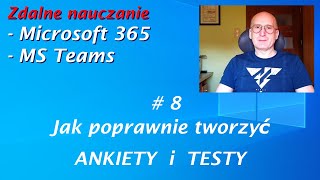 MS Teams Jak poprawnie przygotować ankietę i test [upl. by Oilime]