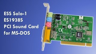 ESS Solo1 ES1938S PCI Sound Card for DOS Games [upl. by Melisse334]