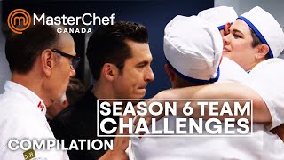 Thrilling MasterChef Canada Team Challenges from Season 6  MasterChef World [upl. by Margareta]