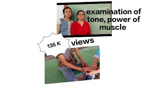 Tone and Power of Muscles  Clinical Examination [upl. by Dorina]