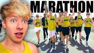 I Ran a Marathon with 26 Youtubers [upl. by Aiouqes]