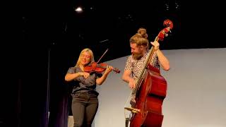 “Body and Soul” Meets Debussy jazz violin and bass duet at Idyllwild Arts Academy [upl. by Ecinnej]