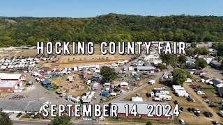 Hocking County Fair September 14 2024 drone view in 4K [upl. by Auqinal]