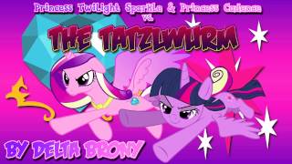 MLP FiM Princess Twilight Sparkle and Princess Cadence vs The Tatzlwurm [upl. by Adnirolc]