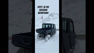 Riding UTV in Alaska’s mountains and enjoying the Northern Lights polaris utv mountains aurora [upl. by Eittam]