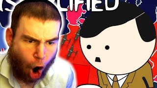 Jew reacts to WW2  OverSimplified [upl. by Nahgam]