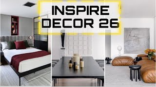 INSPIRAÇÃO de DECORAÇÃO ELEGANTE e SOFISTICADA  DECORAÇÃO CHIQUE [upl. by Zzaj]