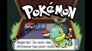 Pokémon platine  Tortipouss shiny en live [upl. by Finzer]