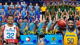 🔴LIVE NOW Gilas Pilipinas Vs Brazil Live Game Today July 62024  SemiFinals [upl. by Perren]