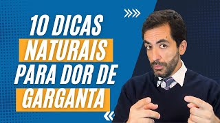 Como melhorar a dor de garganta de forma natural [upl. by Duston]