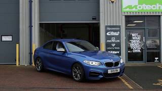 M240i Remus Exhaust  Eibach springs 1215mm wheel spacers Motech performance [upl. by Jabez]