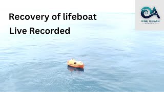 Recovery and securing of lifeboat after launching [upl. by Kalie]