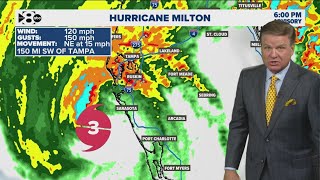 Hurricane Milton hours from landfall in Florida  Latest forecast path and impact [upl. by Lew]