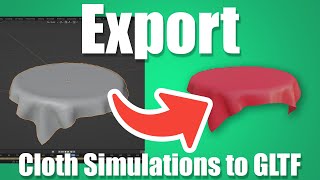 How to Export ClothSoft Body Simulations From Blender [upl. by Tolmach]