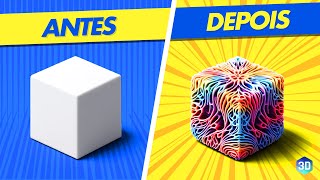 5 FORMAS EFICIENTES de aplicar TEXTURA na sua Impressão 3D [upl. by Sholley302]