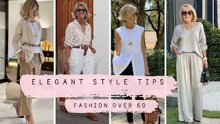 How to Dress Scandinavian Style Over 60  Elegant Fashion for Women over 60 [upl. by Arotak709]