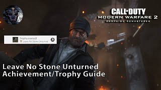 Modern Warfare 2  Leave No Stone Unturned AchievementTrophy Guide [upl. by Jameson]