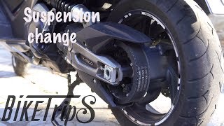 Kymco AK550 New front suspension and brakes [upl. by Cissy]