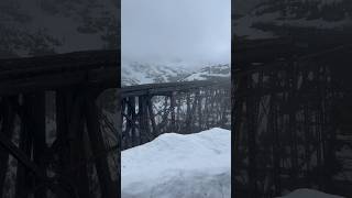 Would this rickety bridge hold up a train travel alaska shorts [upl. by Niveg]