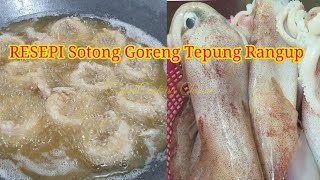 RESEPI Sotong Goreng Tepung Rangup Dan CARA Cuci Sotong ❤ Episod 35 [upl. by Ajnin877]