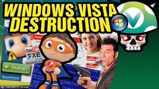 Vinesauce Joel  Windows Vista Destruction [upl. by Colwell]