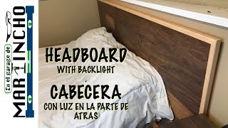 TUTORIAL de CONSTRUCCIONde una Cabecera para Cama [upl. by Natsreik625]