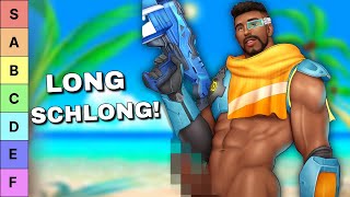 Ranking Overwatch Heroes Based on their MEAT Size [upl. by Eimarrej308]